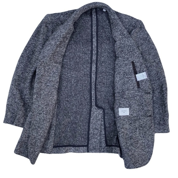 Billy Reid Wool Blend Herringbone Sport Coat - Picture 3 of 11